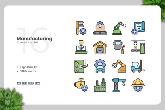 Manufacturing Colored Icons for Clean Versatile Design