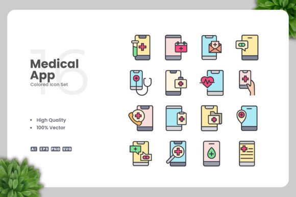 Medical App Colored Icons: A Practical Vector Set for Health-Focused Projects