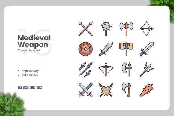Medieval Weapon Vector Graphics: Evaluating a Clean Design Asset for Digital and Print Projects