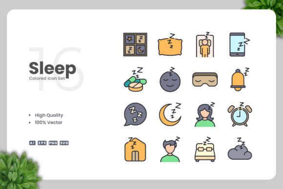 Sleep Colored Icons in Design: A Quiet Palette for Clear Communication