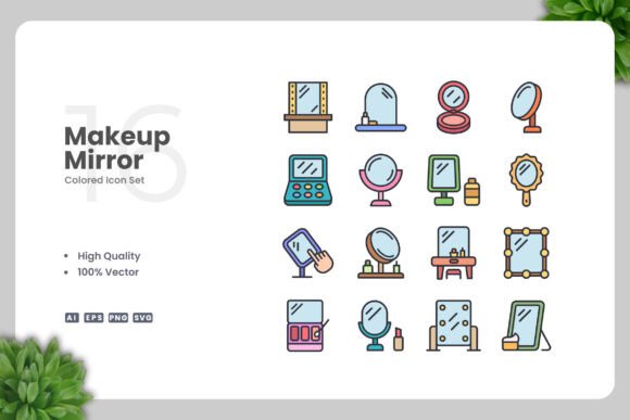 The Power of Makeup Mirror Colored Icons in Modern Design