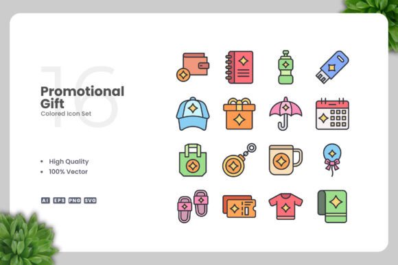 The Value of Promotional Gift Colored Icons in Modern Design