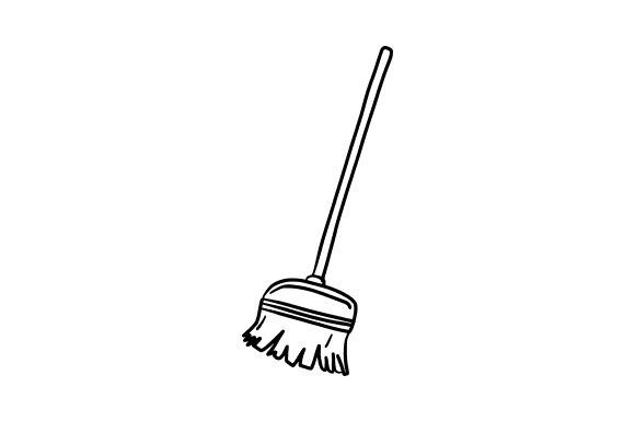 The Versatile Broom Silhouette: Elevating Visual Communication in Design and Media